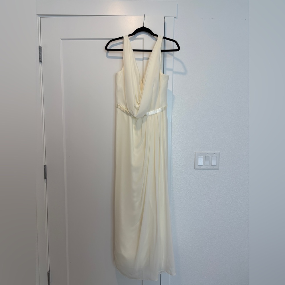 Ivory Size 12 Maxi Dress with Slit - Picture 2 of 7